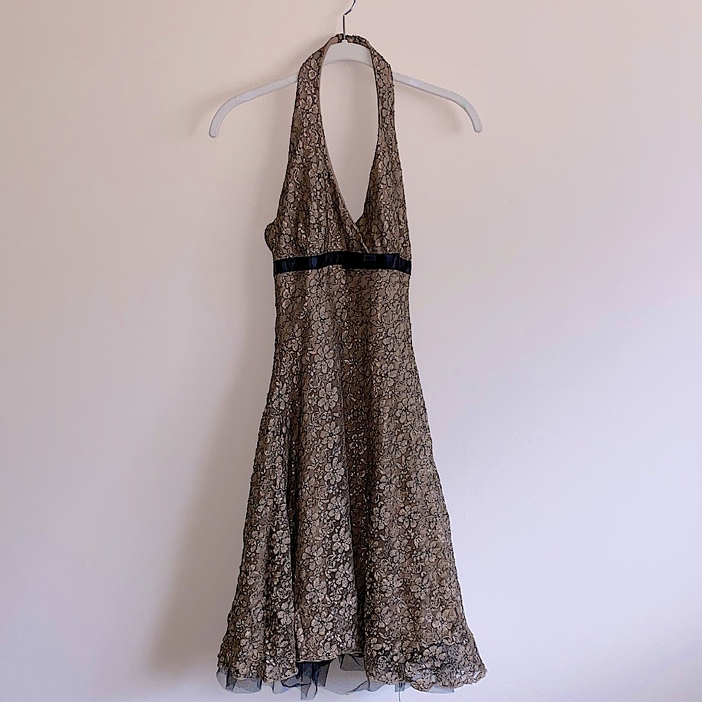 Floral Halter Dress